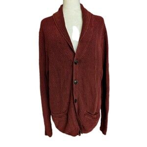 Scotch & Soda Cardigan Sweater Men's XL Button Knitwear Heavy Amsterdam Couture